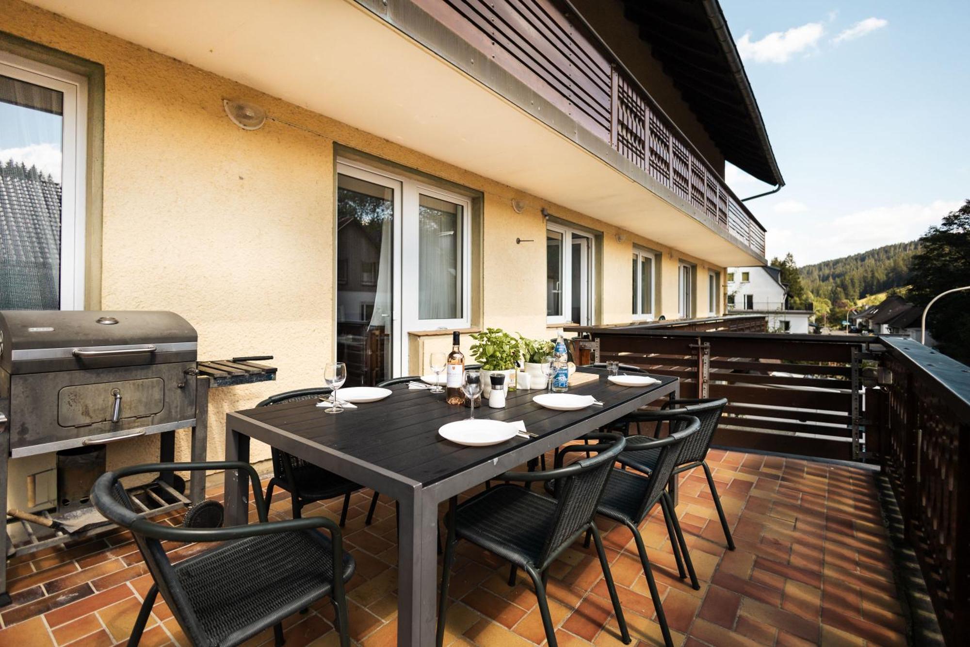 Apartmenthaus Am Waldrand- Kueche - Fruehstueck - Balkon Wildemann Zewnętrze zdjęcie